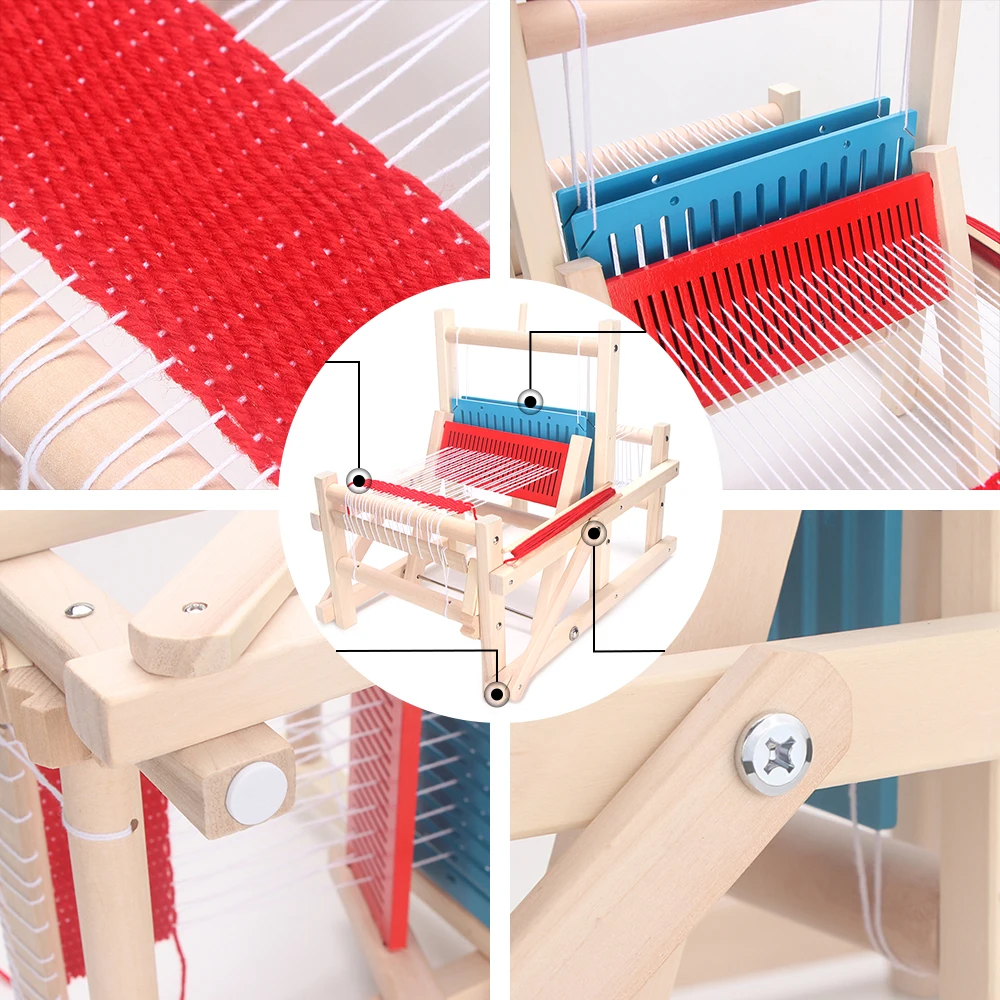 Mini Wooden Weaving Loom 3