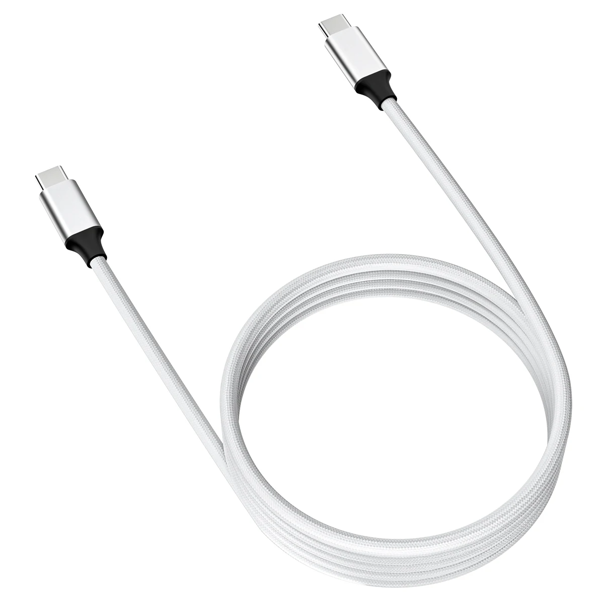 Magnetic Auto-Roll Ultra-Fast Type C Car Charging Cable - USB-C to USB-C, 1M/2M Data Cable