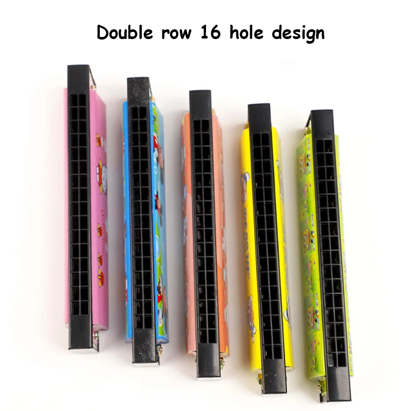 Armoniche Per Bambini - 16 Pezzi Colorati Con Disegni Animati | Strumento Musicale Giocattolo Per Principianti - Foto 4