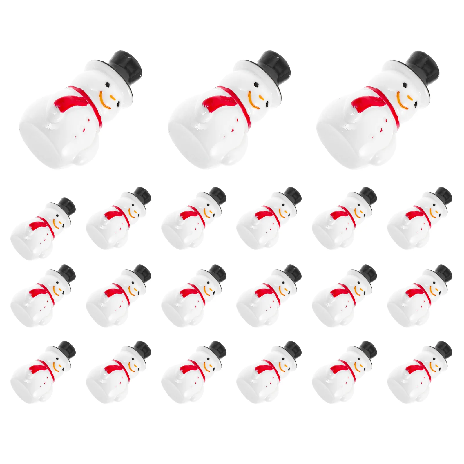

Christmas Miniature Snowman Resin Snowman Ornaments DIY Snowman Craft Mini Christmas Santa Snowman Miniature Figurine