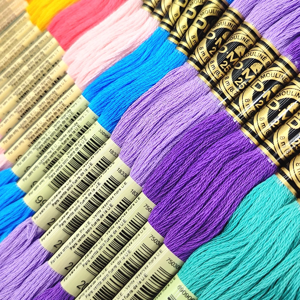 ChooseAnyColors150PiecesDMCEmbroideryCrossStitchFlossThread