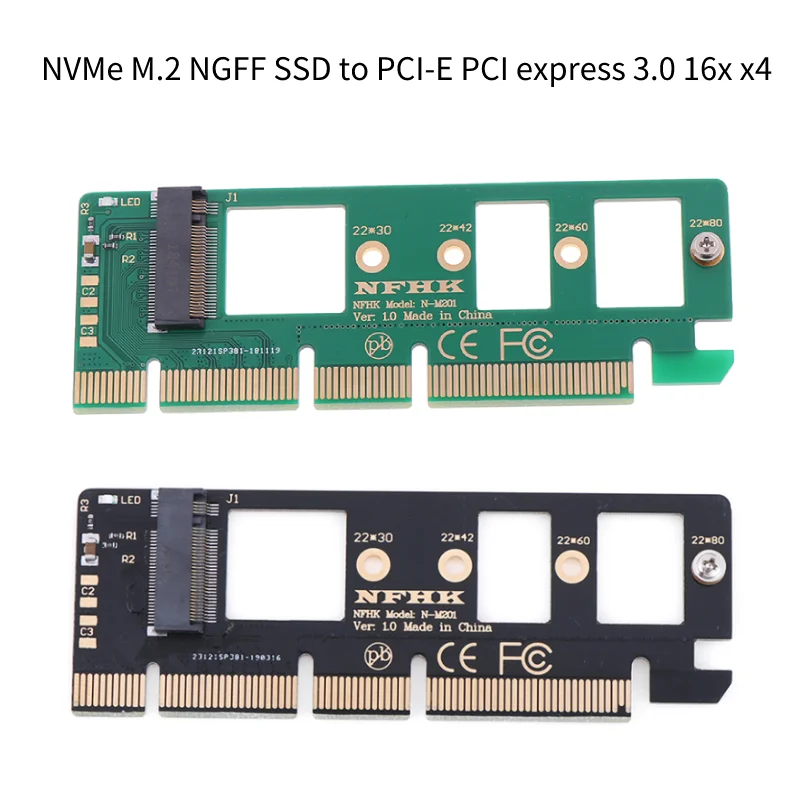 NVMe M.2 NGFF SSD to PCI-E PCI 익스프레스 3.0 어댑터 라..