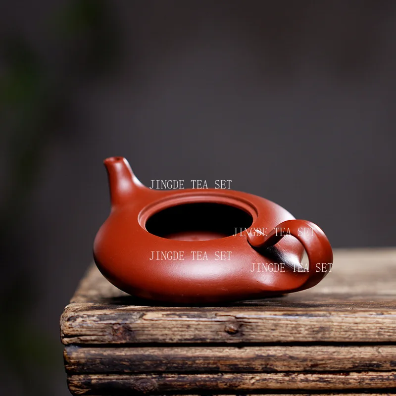 180ml Yixing Purple Clay Teapot Original Ore Red Clay Handmade Red Robe Tea Set Gift Box Packaging Tea Infuser Chinese Tea Pot