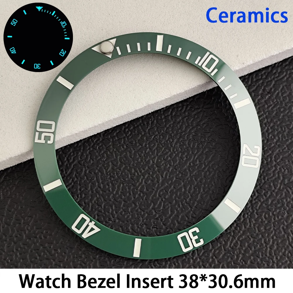 Premium 38mm Sloping Aluminum-Ceramic Bezel Insert