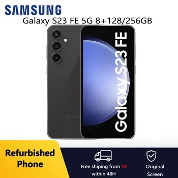 Samsung Galaxy S23 FE 5G S711 ricondizionato 6,4" AMOLED dinamico 8 GB + 128/256 GB Snapdragon NFC Android Cellulare Eccellente condizione