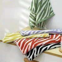 Striped Tiger Pattern Hand Towel Cotton Soft Skin-friendly Face Towel Quick-drying Absorbent Towel For Home Bathroom 29*13in 2