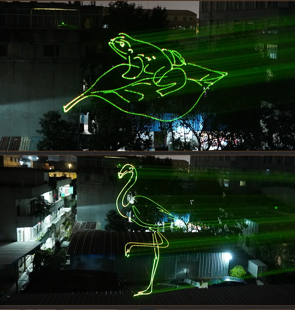 IP65 3W 3D Scanner RGB Laser Light Animation Beam Laser Effect DJ Stage Laser Li