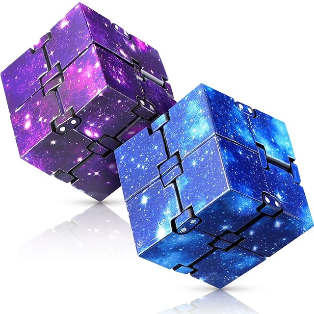 Infinity Cube Flip Adhd Toys Anxiety Toy Fingertips for Game Puzzle Antistress Magic Finger Fidget Autism Hand Gifts Children 1