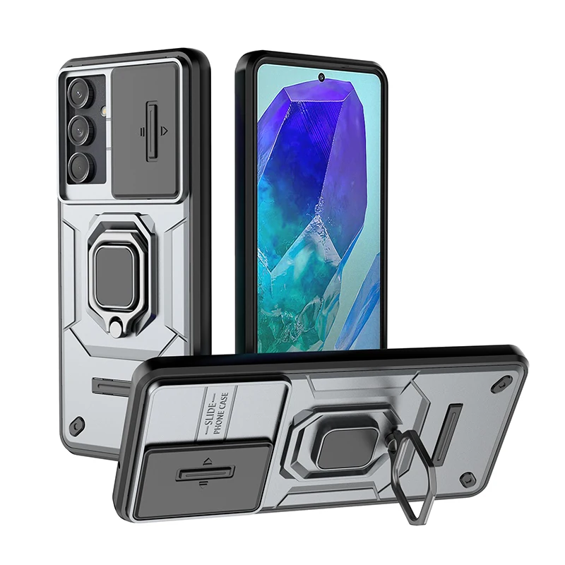 Battle Bear Military Grade Anti-Drop Case with Sliding Window and Ring Stand
