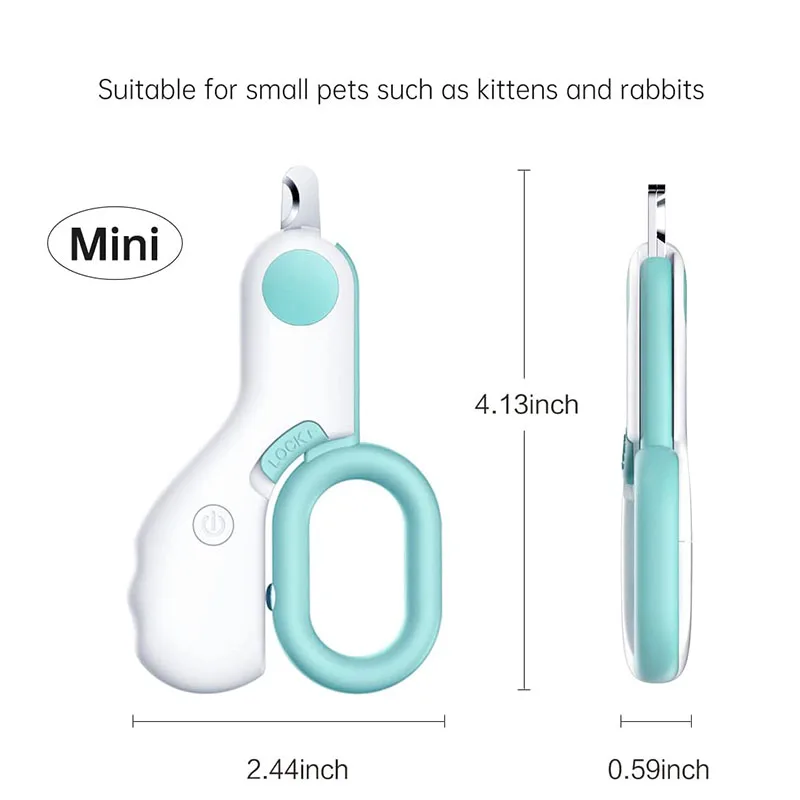 Pet Nail Clipper Led Dog Nail Clipper For Small Medium Dog Cat Puppy Nail Clippers For Cat Grooming Claw Scissors