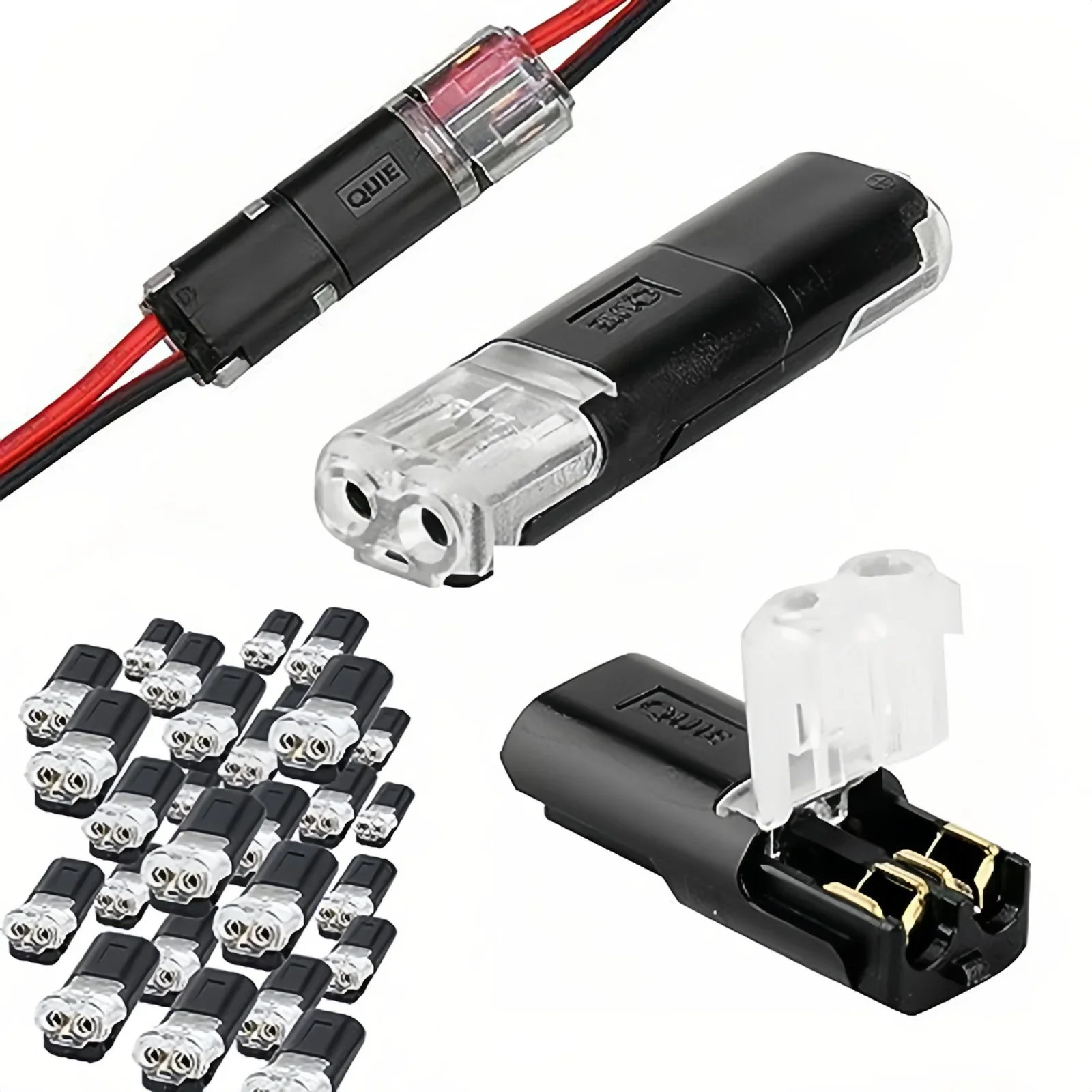 Waterproof Plug Wire Connector 2 Pin Way Cable Plug Car Electric Wire Snap Connectors Strip Terminal Connection Wholesale
