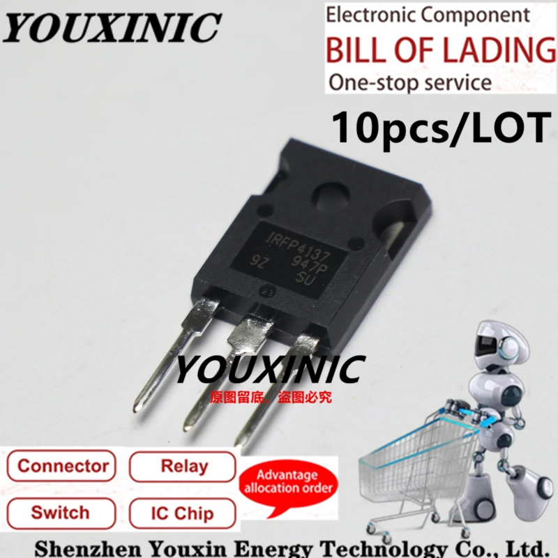 

YOUXINIC 2017+ 100% new imported original IRFP4137PBF IRFP4137 TO-247 N-channel MOSFET 38A 300V