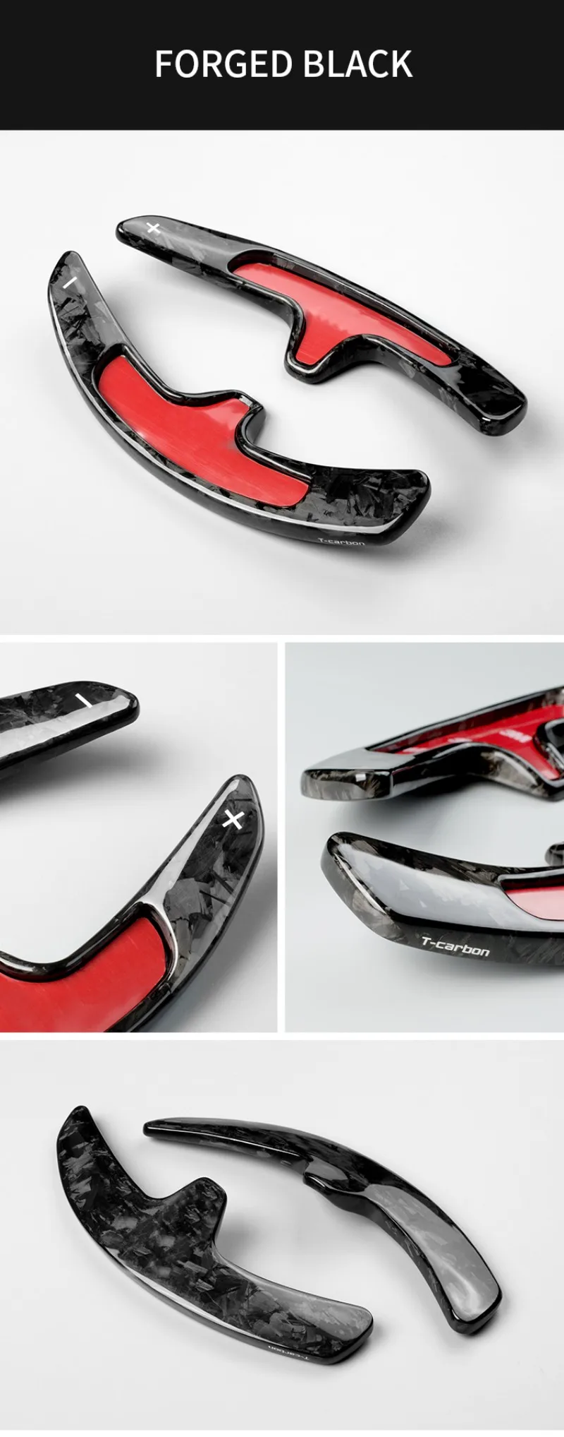 T-carbon Steering Wheel Shift Paddle Shifter For Porsche 991 Cayman 981 2013-2016 Carrera 2012-2016 Boxster 14-15 Carbon Fiber