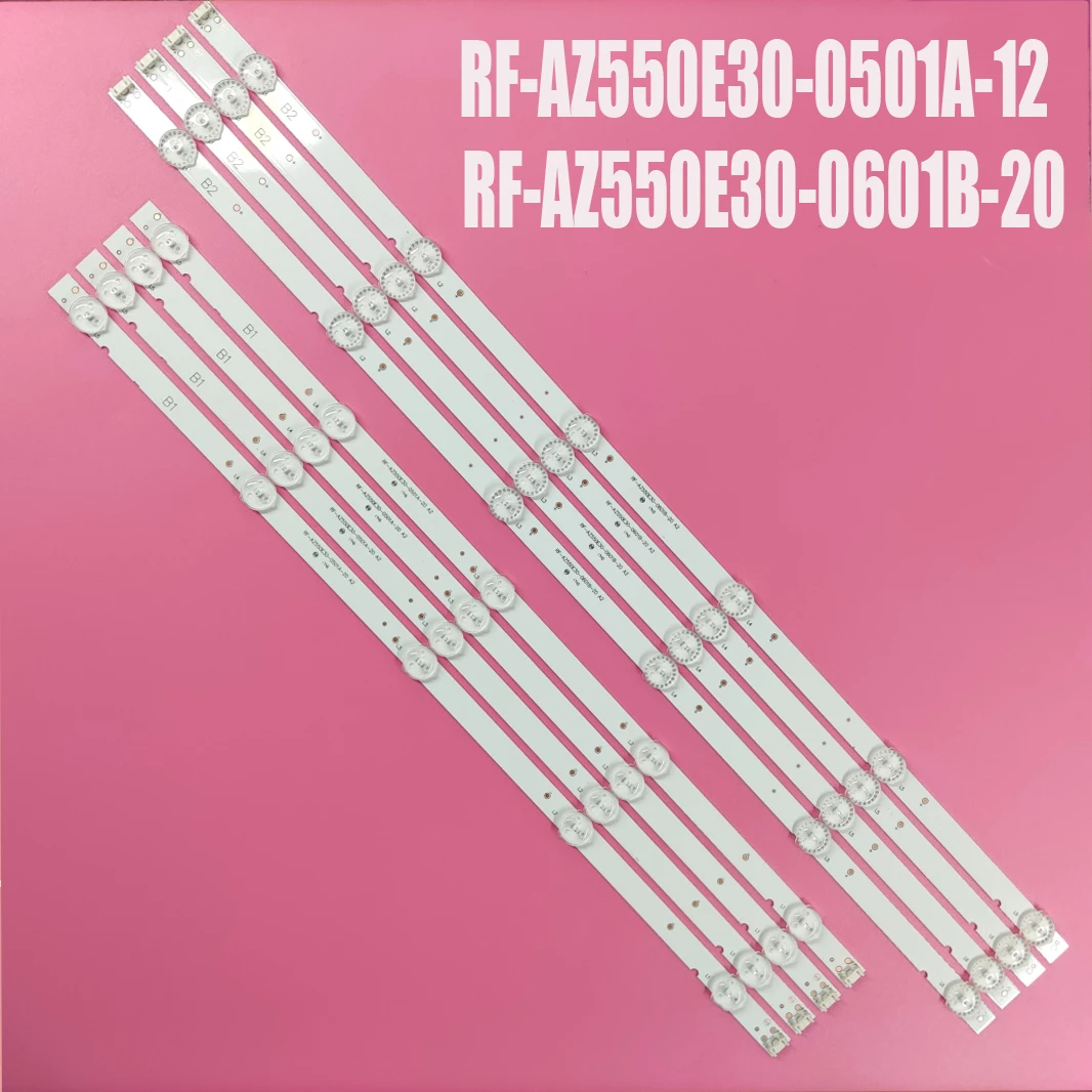 ο 8pcs/ŰƮ 55UJ6200-UA 55UJ620Y-TA 55UJ620V-ZA 55LJ620V 55UJ6000 PTV55U21 55U5A LC550EGJ(SK)(A4) RF-AZ550E30-0501A-12 0601B 20