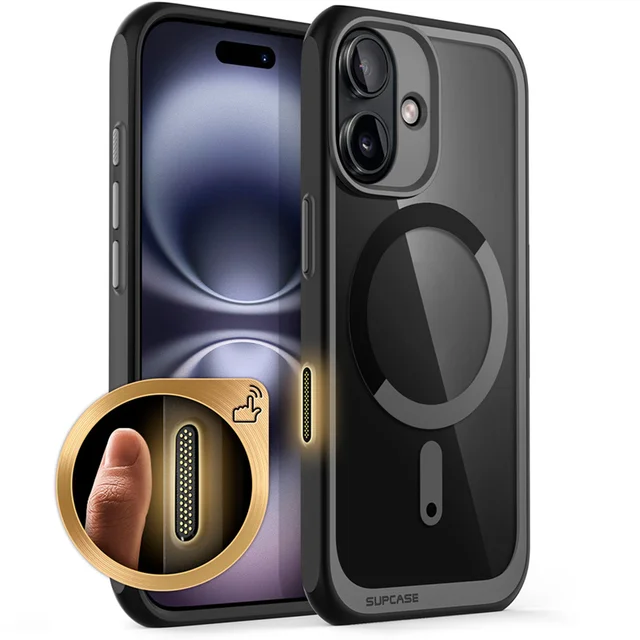 SUPCASE UB-Coque de téléphone magnétique antichoc For iPhone 16 Case étui avec bouton de capture de contrôle de l'appareil photo 1