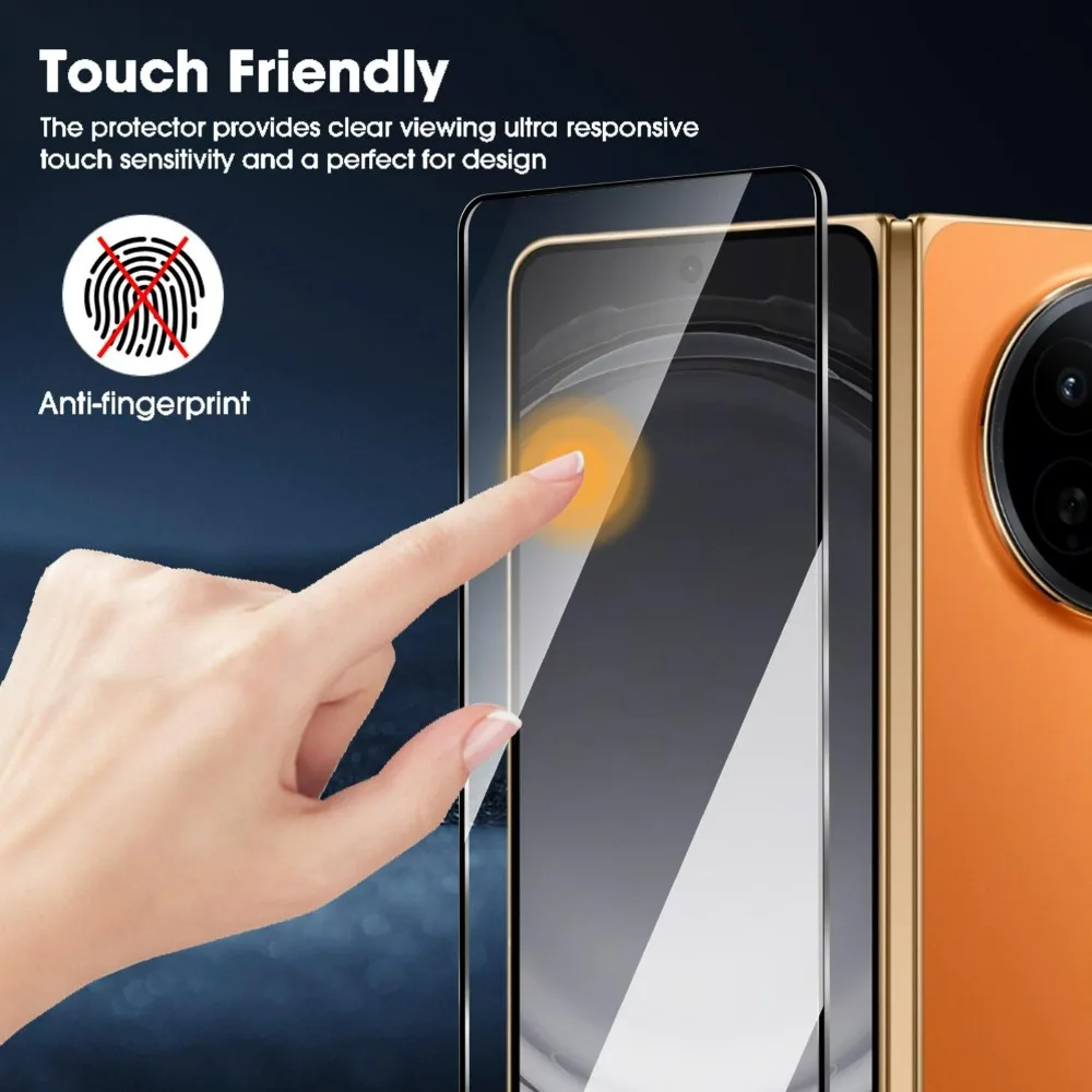 Clear Dust-Free Tempered Glass Screen Protector - HD Anti-Shatter, Easy Install