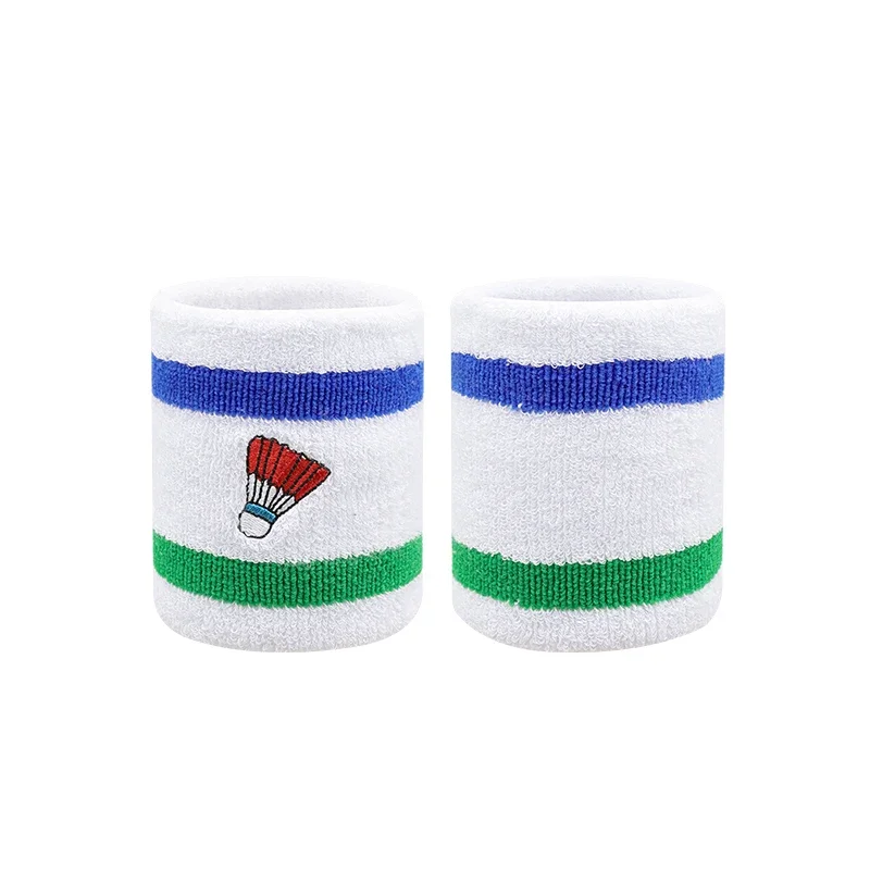 2Pc Wrist Guard Polyester Cotton Unisex Sport Sweat Band Wrist Protector Gym Running Safety Support Brace Wrap Bandage
