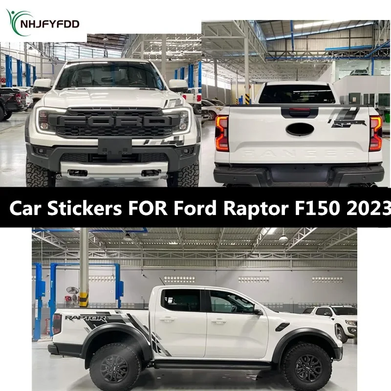 

Car Stickers FOR Ford Raptor F150 2023 2024 Body Appearance Modified decoration Fashion Decal sports film accessories