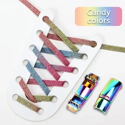 Vibrant Magnetic No - Tie Elastic Shoelaces - 100cm (Candy colors)