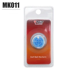PGM Golf Magnetic Cap Clip Ball Marker - Red and Blue (Blue)
