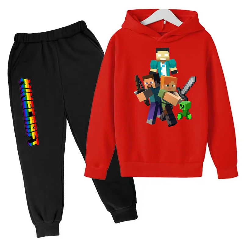 Fall/Winter Sports Kids Hoodie Set Kids Top + Pants Casual Charming Coat Multi-colored Boys and Girls Ages 3-13 Gift kids clothing set,kids sports suit,children sports suit,kids sweatshirt set