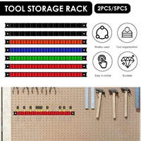 5/2PCS Screwdriver Organizer Holder Wall Mounted Screwdriver Wrench Pliers Rack Organizer Tool Hardware Tool Display Hanger 1
