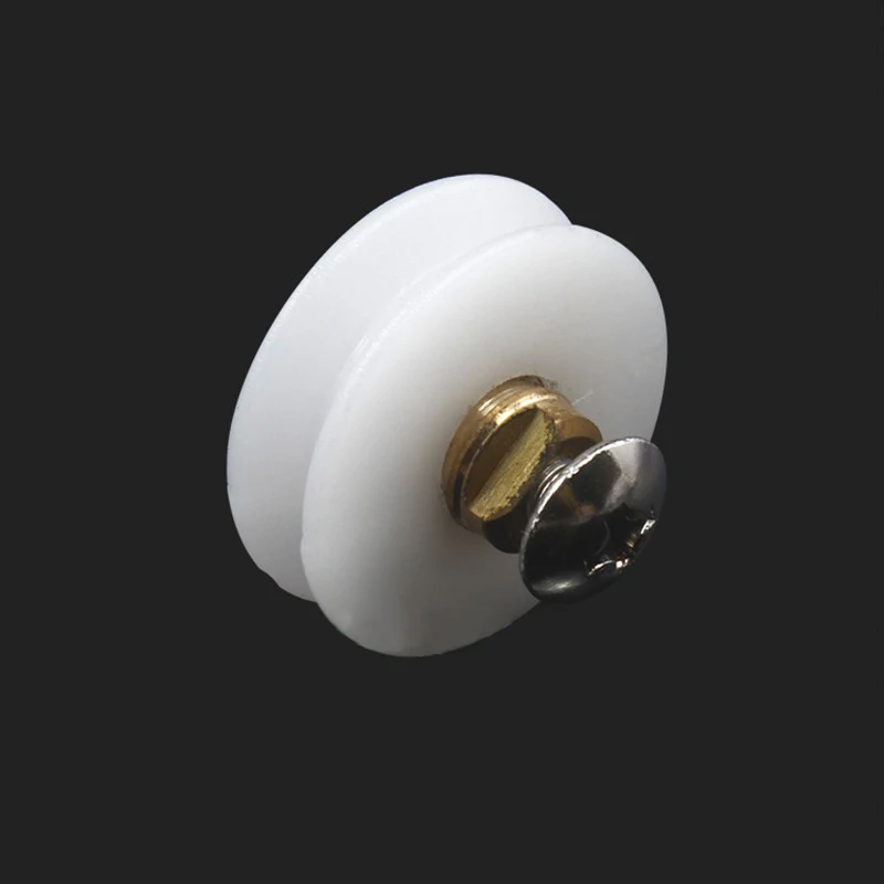 Groove do Rolo de Nylon v com Parafuso para Porta do Chuveiro Parafuso M4x10 Diâmetro 23 mm Pcs