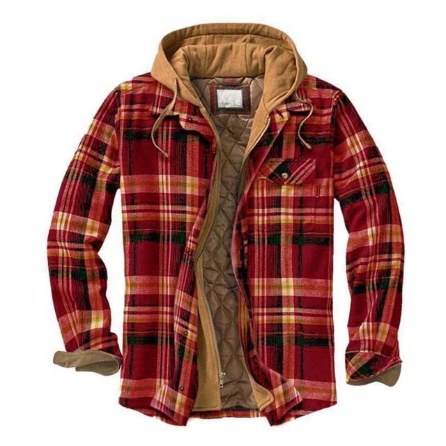 Men's Concealed Carry Maplewood Hooded Shirt Jacket