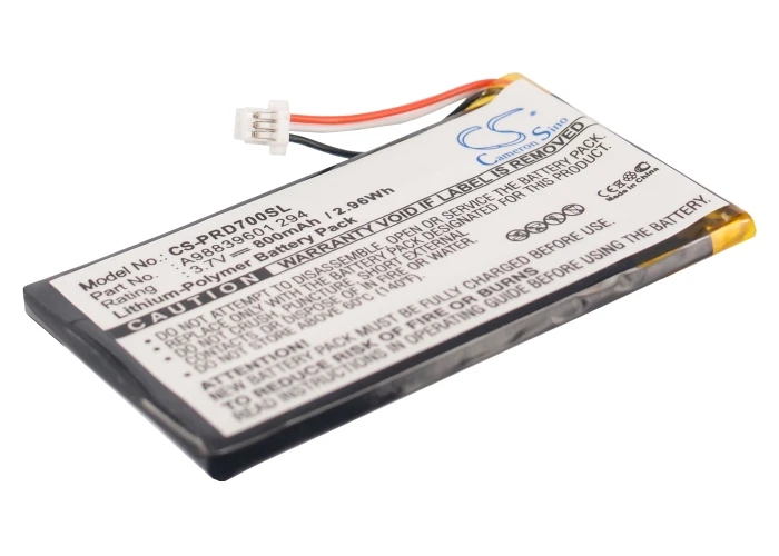 800Mah A98839601 294 Batteria Per Sony Prs-700 Prs-700Bc