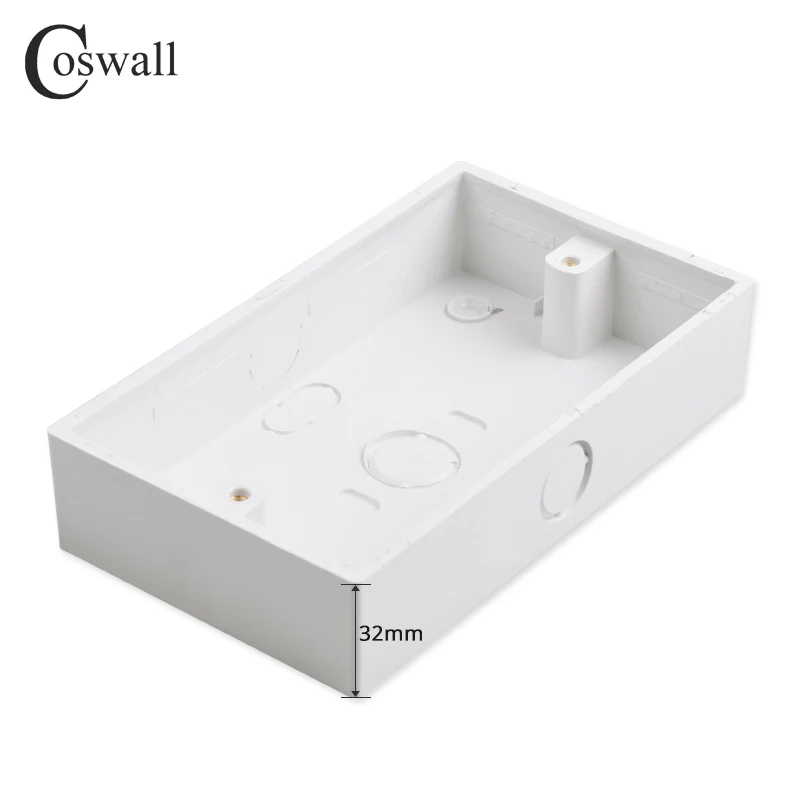 External Mounting Box For 86 Type Switch And Socket Apply For Any Position Outside of Wall Surface COSWALL 146/172/258/344mm