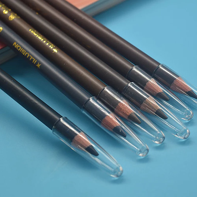 

waterproof eyebrow pencil wholesale private label,brow pencil set in duck with logo