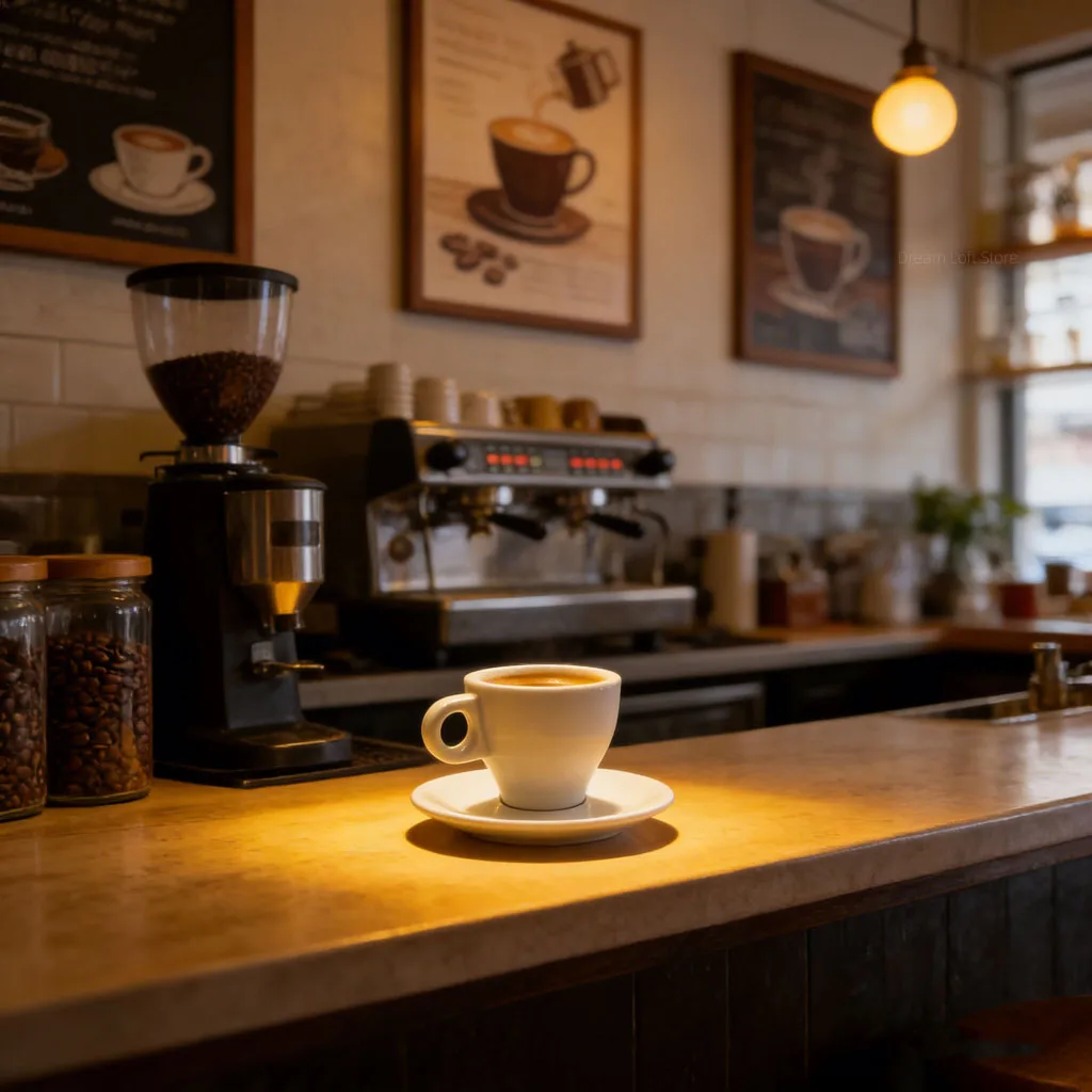 فناجين اسبريسو سيراميك 80مل | أكواب قهوة سميكة فاخرة | تصميم أنيق وعصري