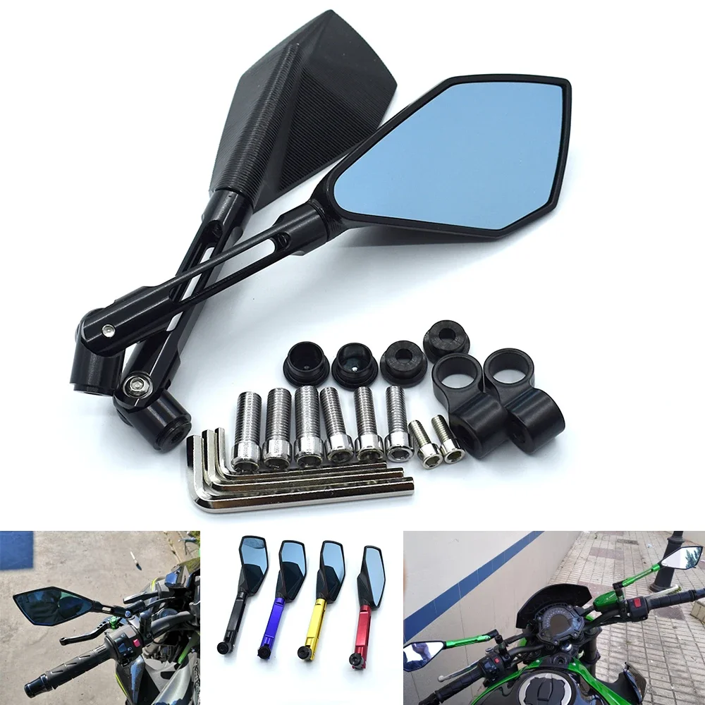 

Universal 8mm 10mm motorcycle CNC aluminum alloy rear view mirror For Suzuki GSX-R600 GSX-R750 GSX-R1000 GSX250R GSX650F