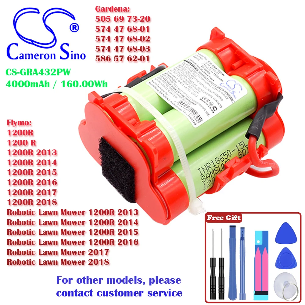 

Lawn Mowers 1500mAh / 27.00Wh Battery For Gardena 505 69 73-20 574 47 68-01 574 47 68-02 574 47 68-03 586 57 62-01 1200R