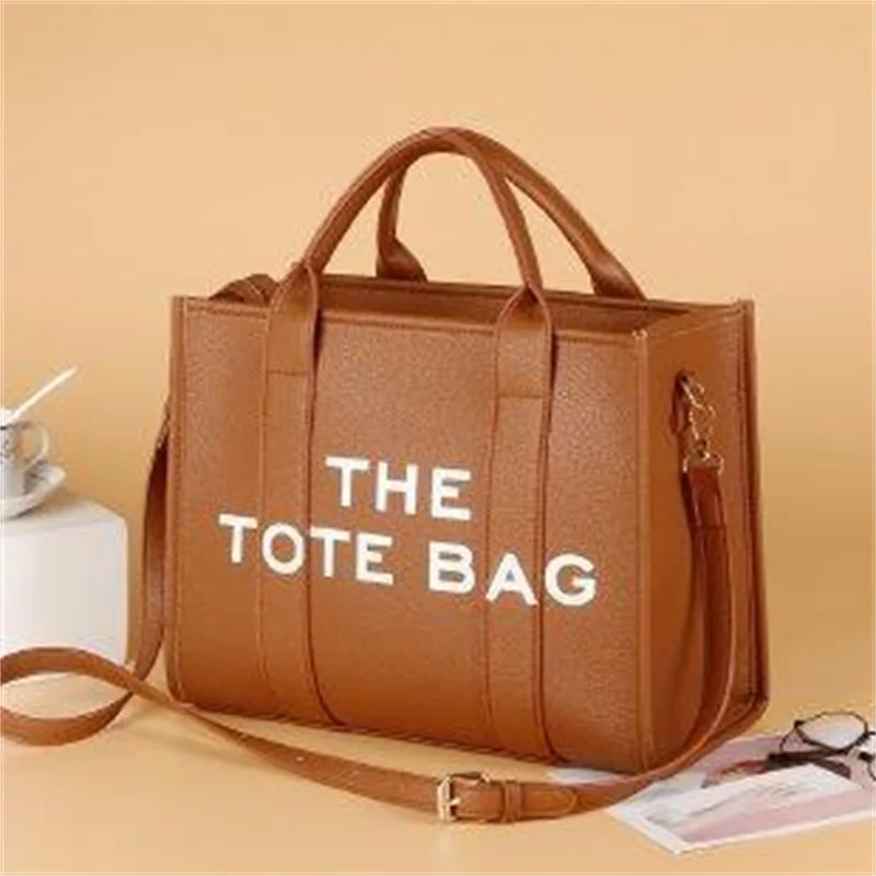 

The Tote Bag For Women Crossbody Female Handbag New Solid Words Letter Leisure Large Bag Luxury Fashion Bag Designer Bag bolsa