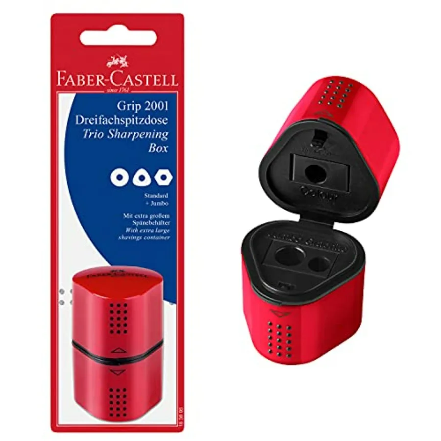 FaberCastell Grip Trio Ergonomic Pencil Sharpener