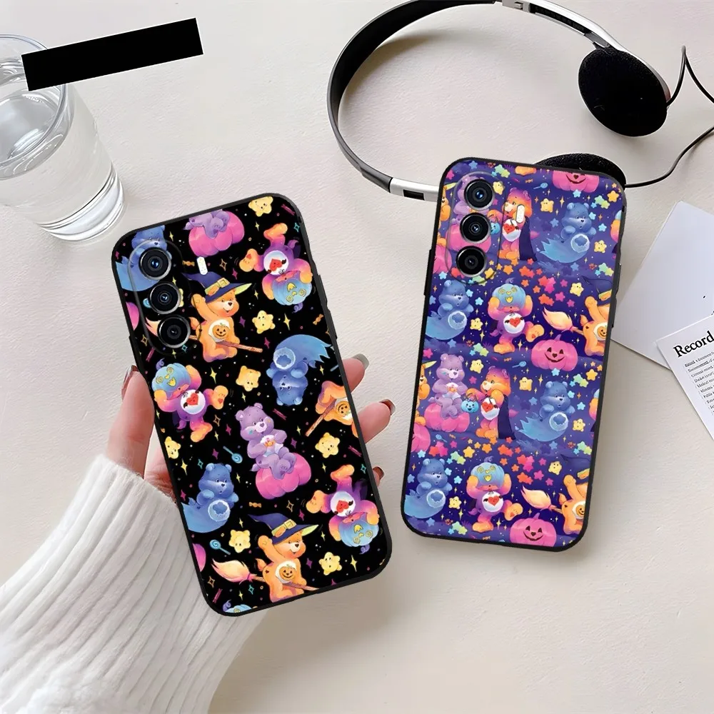 

Cartoon C-Cares Bears Cute Phone Case For Huawei P50 P30 P40 P10 P20 Lite Mate 40 Pro Plus Psmart Z 6 7 9 Shell Cover