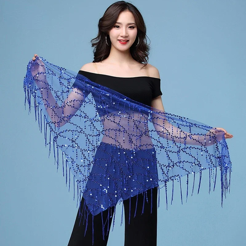 

New style Belly dance costumes sequins tassel indian belly dance hip scarf for women belly dancing belt 10kinds of colors