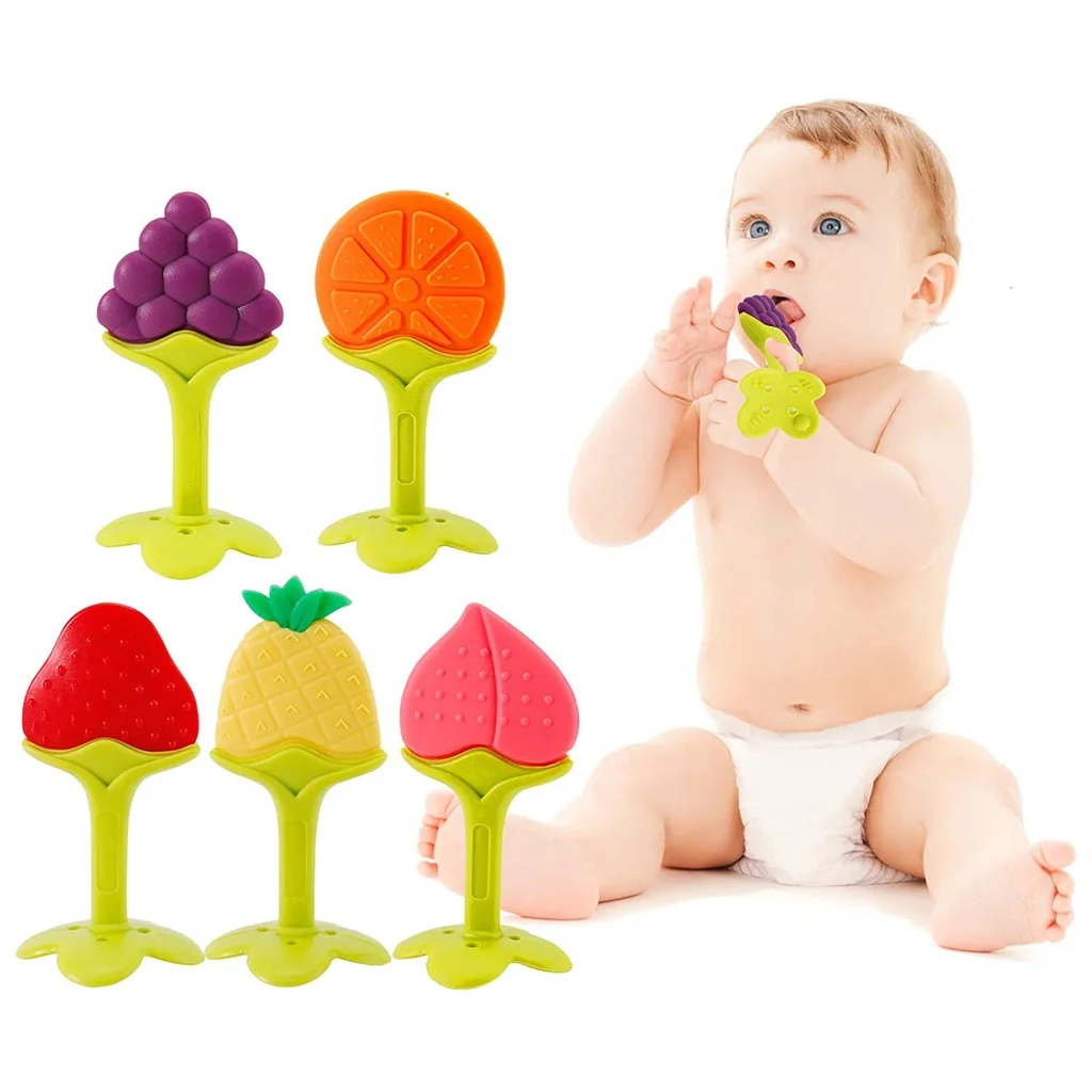  Teether BPA 무료  실리콘 Teething 목걸이  Teether 라운드 Chewable 목걸이   Teething 장난감