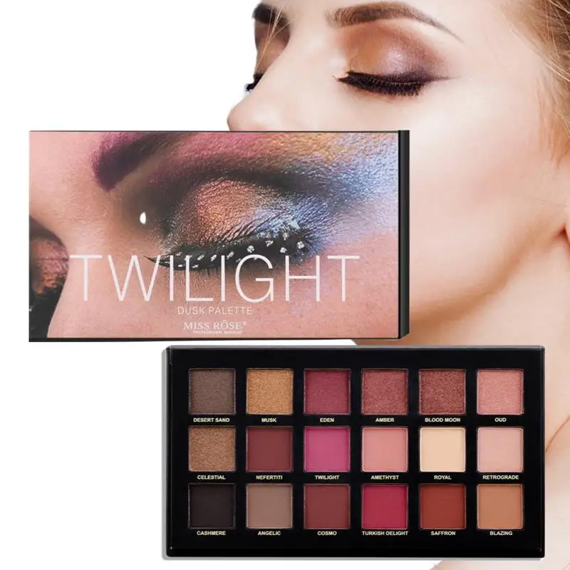 

Матовая Палетка Eyedow, Палетка для макияжа, 18 цветов, ароматы, Палетка нюдовых теней для век, матовая Мерцающая блестящая прессованная жемчужина