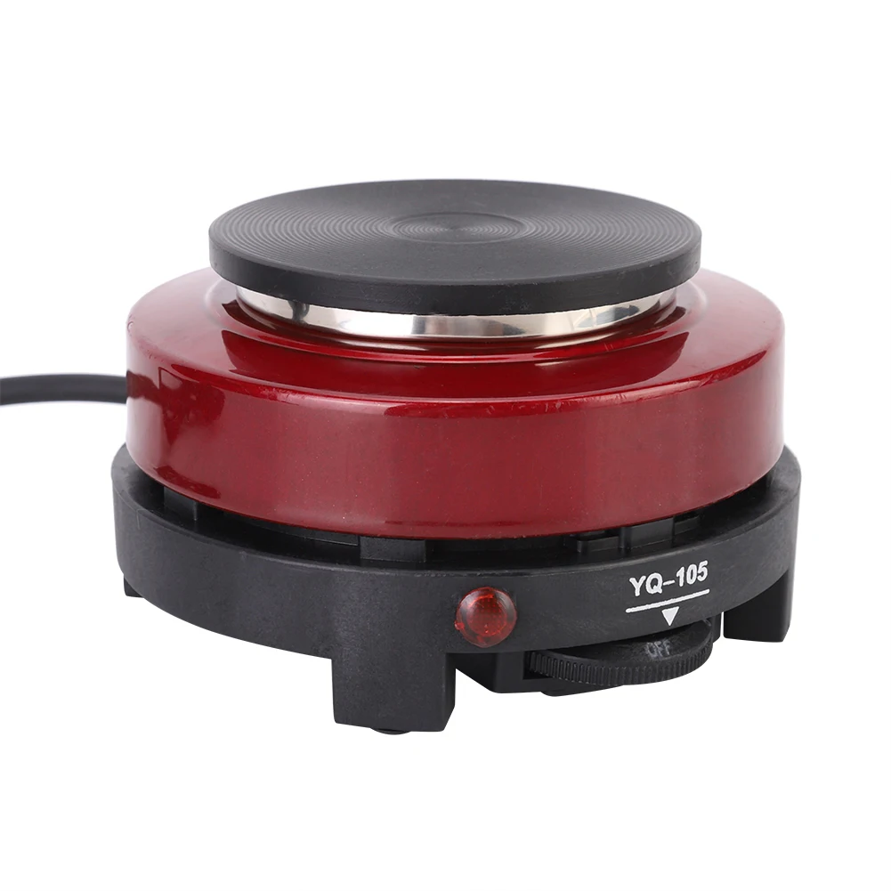 500W Household Portable Electric Stove Heating Plate Heater (Red ) Electric Stove Heating Plate