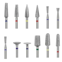 Inverted Cone Russian Cuticle Bit 2.5*2.5mm Nail Drill Bits Electric Manicure Drill Rotary Burr Nails Accessories 1