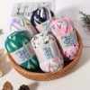 1pc 100g Thick Cloth Yarn Soft Colored Yarn for Hand Knitting Woven Bag Carpet DIY Hand-knitted Material 2