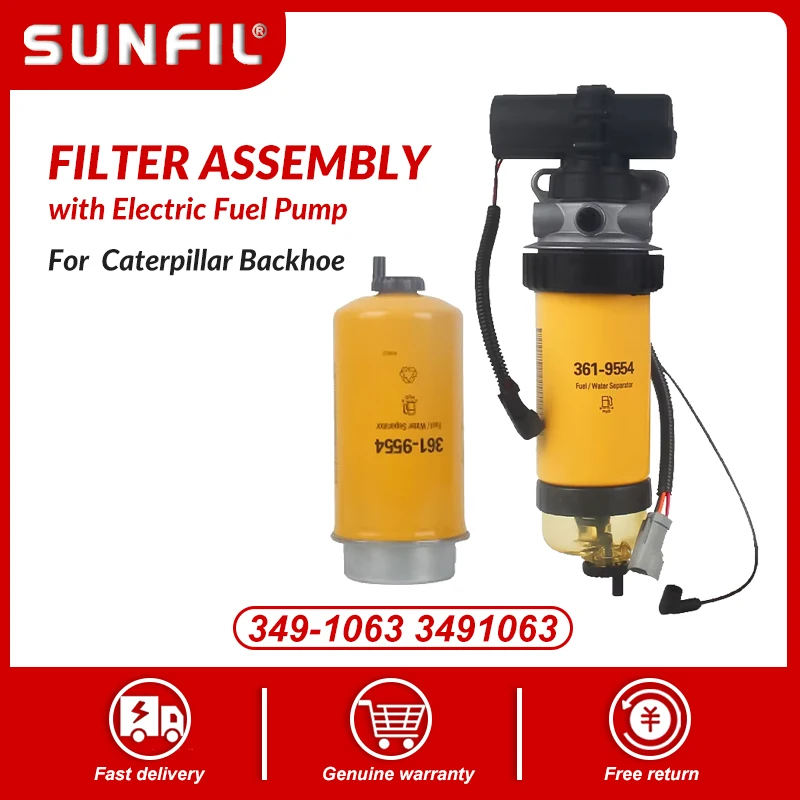 349-1063 3491063 FILTER ASSEMBLY with Electric Fuel Pump for