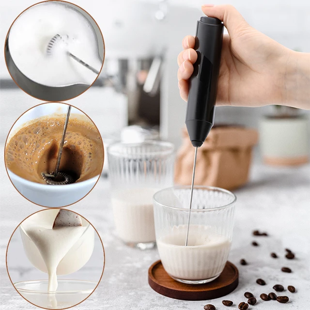 Dropship Electric Milk Frother Handheld Egg Beater Coffee Frother