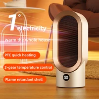 800W Electric Heater Portable Desktop Fan Heater Heating Warm Air Blower Mini Radiator Home Office Warmer Machine for Winter 1