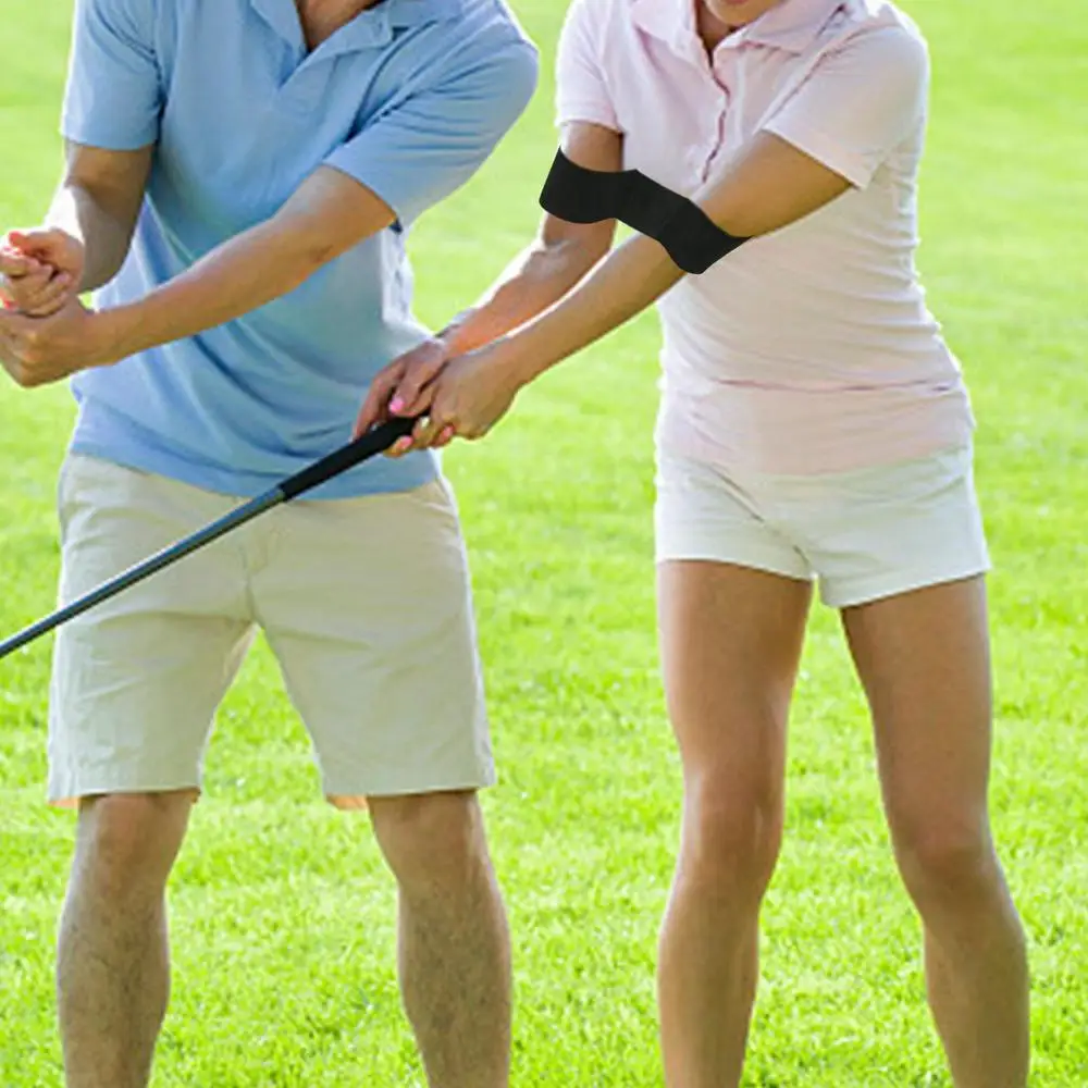 Description Picture 2 of itemGolf Swing Training Aid Arm Band Elastic Golf Swing Trainer Posture Motion Correction Aid For Hand Positioning Improve Your Game