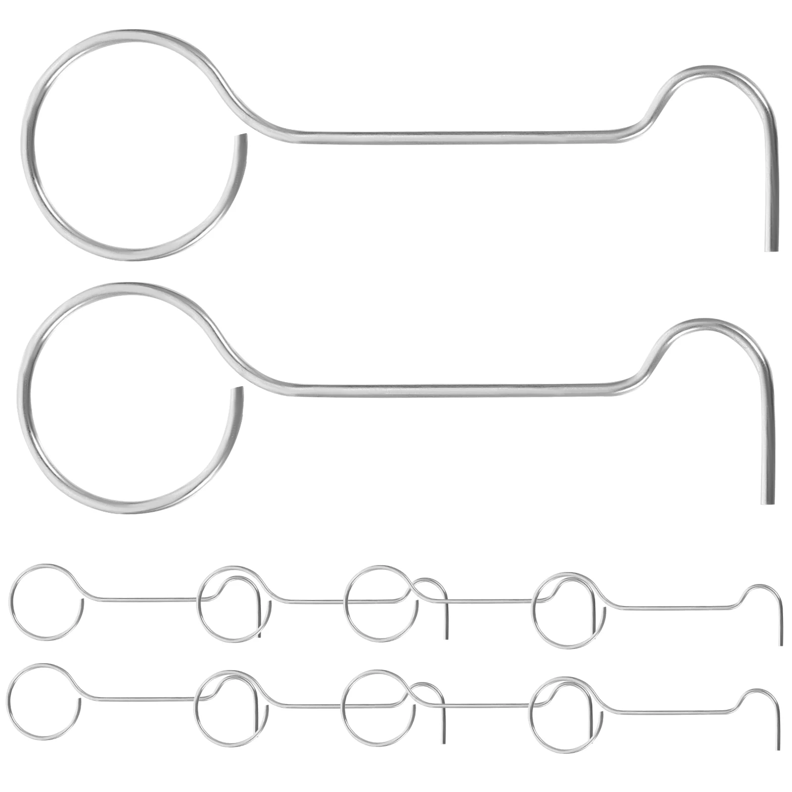 

25pcs Shower Drain Hooks Floor Drain Grate Hook Tub Drain Removal Tool Sink Strainer Lifting Hook