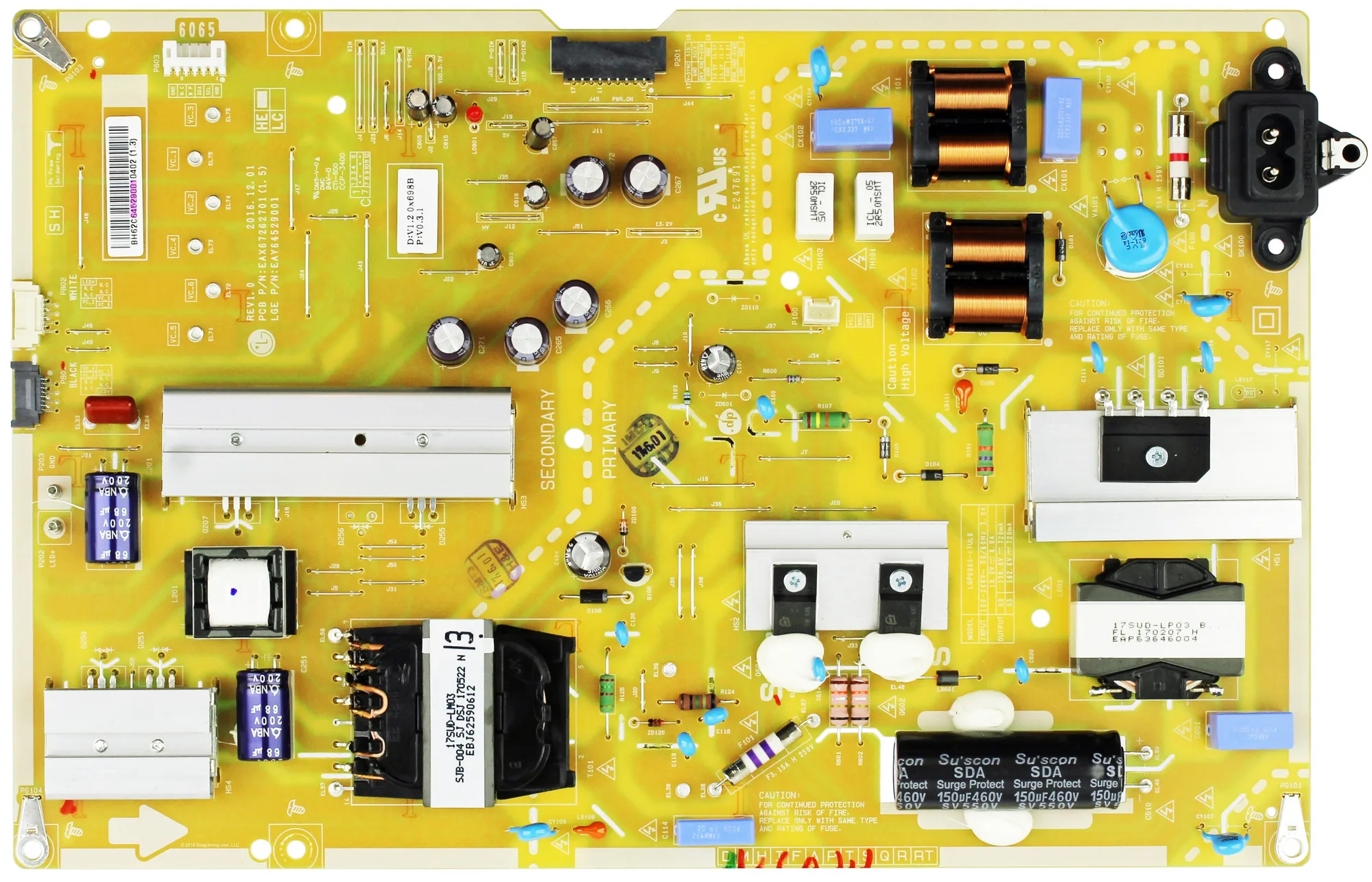 Placa de Alimentação para tv lg Eax67262701 Eay64529001 65uj7700-ua 65sj8000-ua 65sj800y 60uj7700 65sj810v tv 60 65 - Image 2