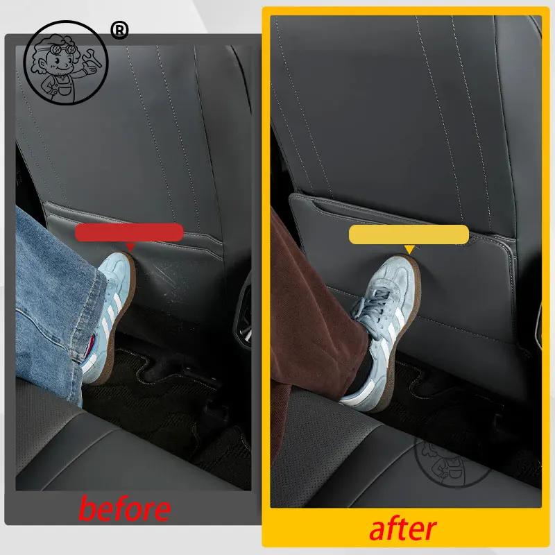 Toyota RAV4 XA60 6TH 2026 2027 자동차 시트 백 안티 킥 패드 인테리어 더러운 가죽 보호 패드 스타일링 액세서리